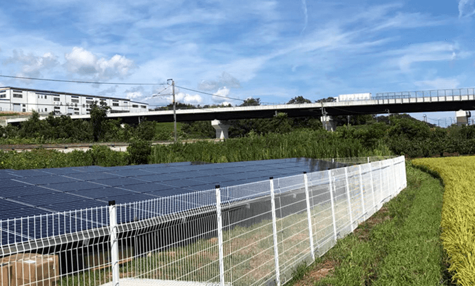太陽光発電設備を設置した土地