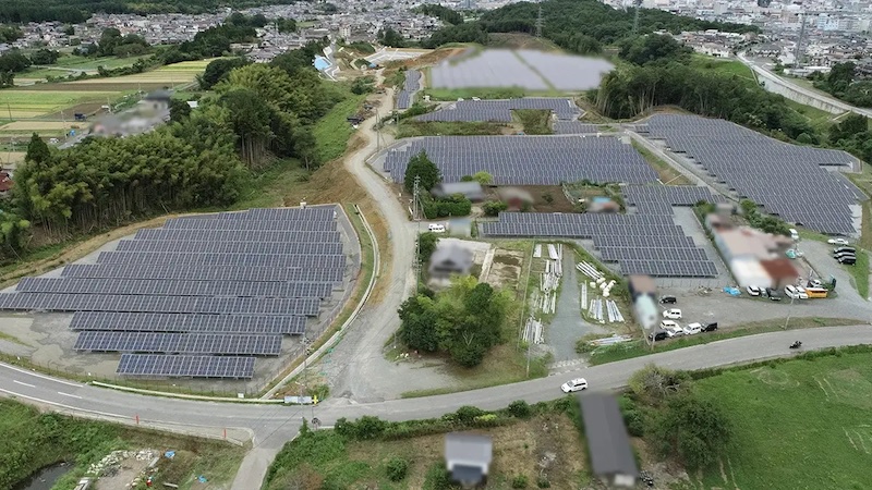 ハウスプロデュース開発の太陽光発電所