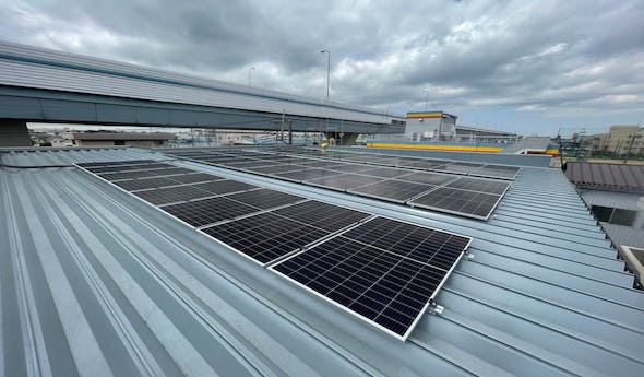 自社ビルの屋根への太陽光発電