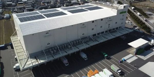物流倉庫への太陽光発電設置事例